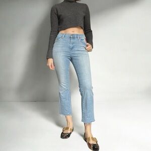 Marine Layer Vintage Straight Cropped Jeans 27